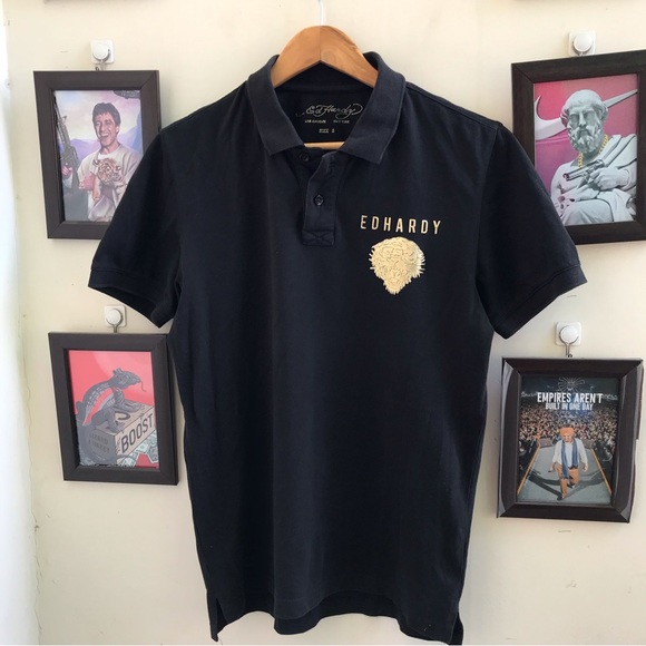 Authentic ED hardy designer tshirt (S-M) - Picture 3 of 7